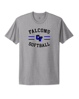 Catalina Foothills HS Softball Curve - Mens Select Cotton T-Shirt