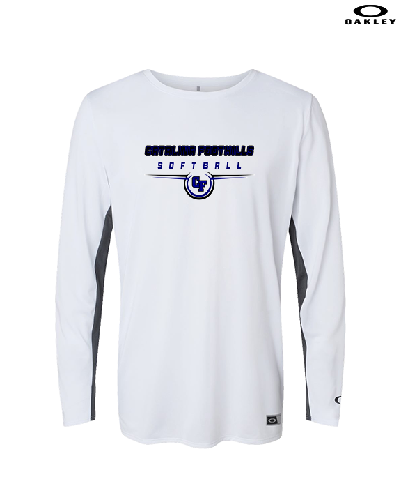 Catalina Foothills HS Softball Design - Mens Oakley Longsleeve