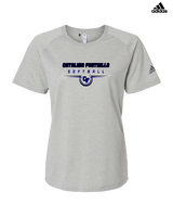 Catalina Foothills HS Softball Design - Womens Adidas Performance Shirt