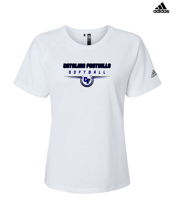 Catalina Foothills HS Softball Design - Womens Adidas Performance Shirt