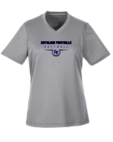 Catalina Foothills HS Softball Design - Womens Performance Shirt