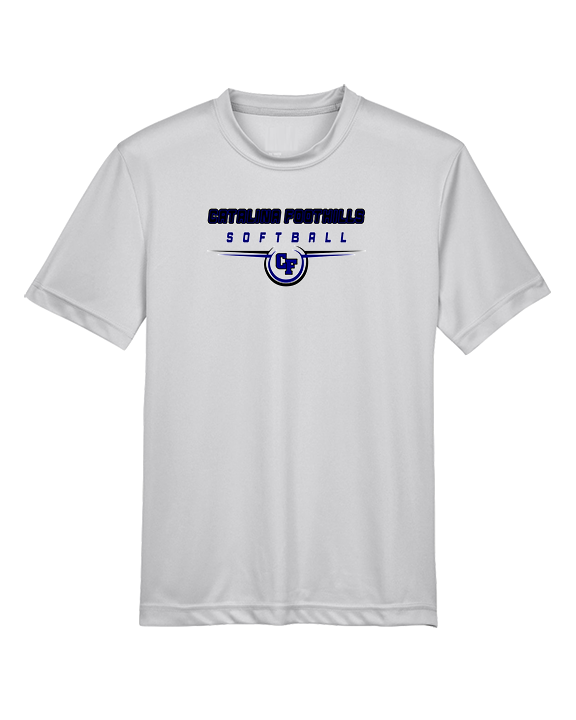 Catalina Foothills HS Softball Design - Youth Performance Shirt