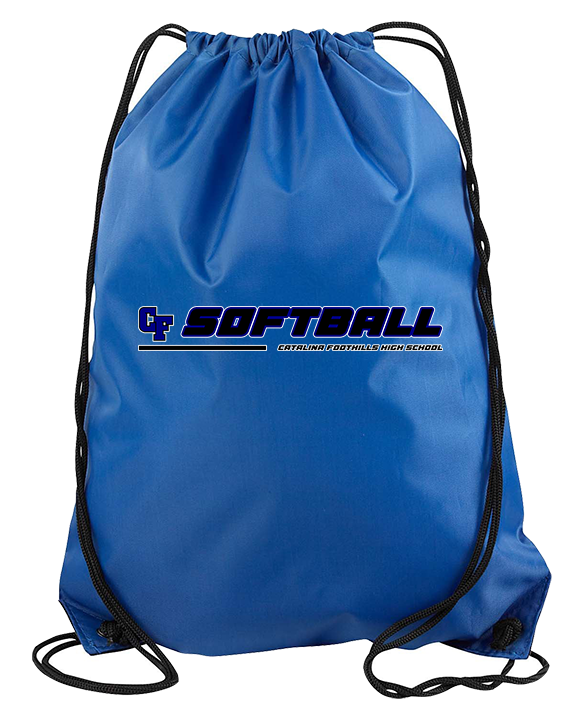 Catalina Foothills HS Softball Lines - Drawstring Bag