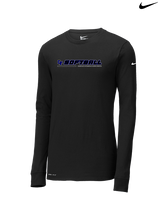 Catalina Foothills HS Softball Lines - Mens Nike Longsleeve