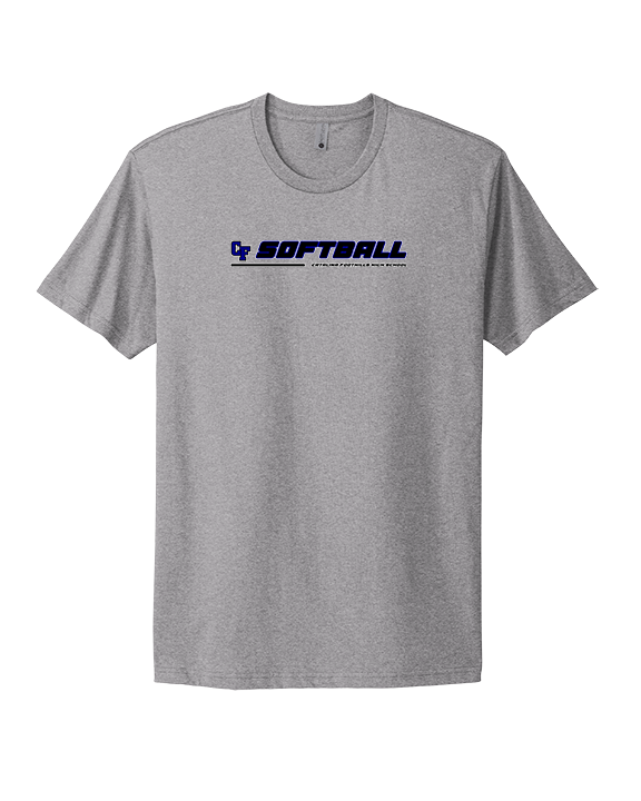 Catalina Foothills HS Softball Lines - Mens Select Cotton T-Shirt