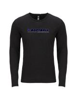 Catalina Foothills HS Softball Lines - Tri - Blend Long Sleeve