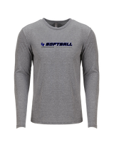 Catalina Foothills HS Softball Lines - Tri - Blend Long Sleeve