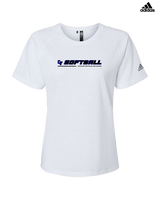 Catalina Foothills HS Softball Lines - Womens Adidas Performance Shirt