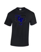 Catalina Foothills HS Softball Plate - Cotton T-Shirt
