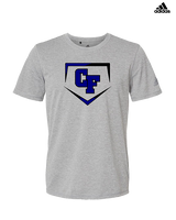 Catalina Foothills HS Softball Plate - Mens Adidas Performance Shirt