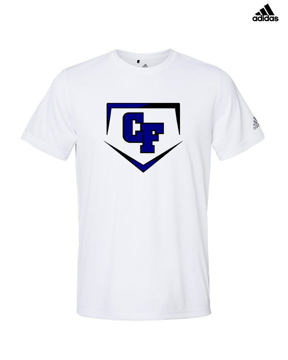 Catalina Foothills HS Softball Plate - Mens Adidas Performance Shirt