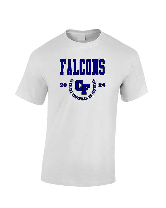 Catalina Foothills HS Softball Swoop - Cotton T-Shirt