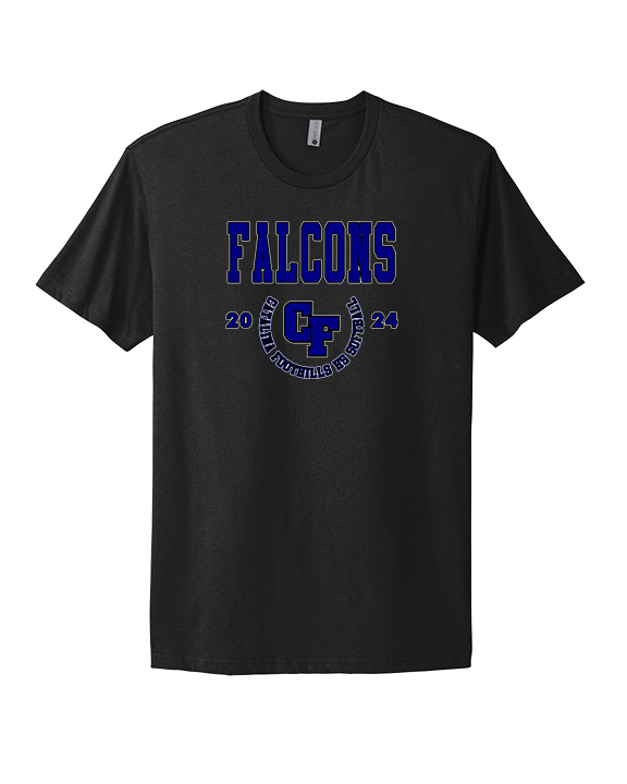 Catalina Foothills HS Softball Swoop - Mens Select Cotton T-Shirt