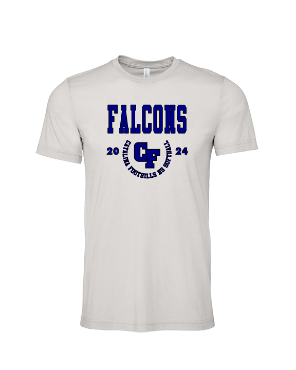 Catalina Foothills HS Softball Swoop - Tri - Blend Shirt