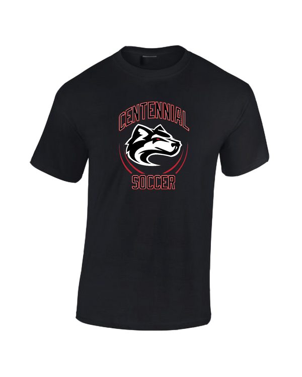 Centennial HS Soccer Logo - Cotton T-Shirt