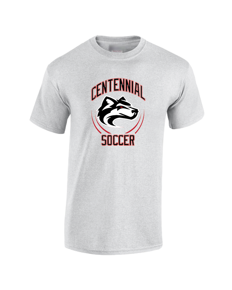 Centennial HS Soccer Logo - Cotton T-Shirt