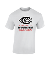 Centennial HS Huskies Soccer - Cotton T-Shirt