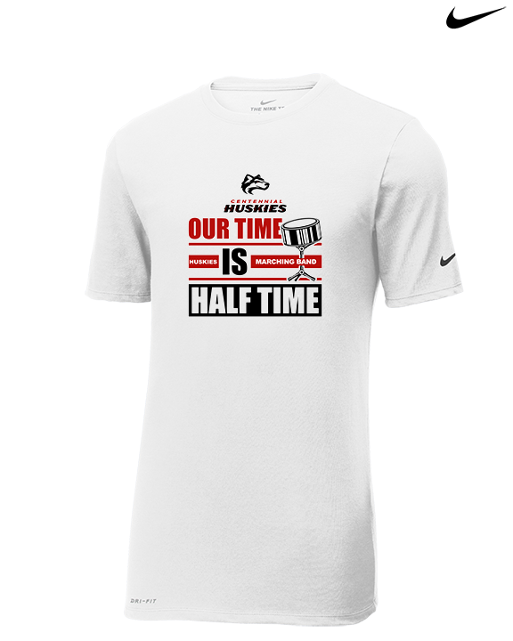 Centennial HS Marching Band Our Time - Mens Nike Cotton Poly Tee