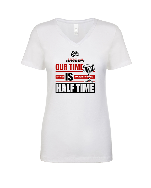 Centennial HS Marching Band Our Time - Womens Vneck