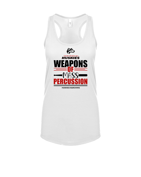 Centennial HS Marching Band Percussion - Womens Tank Top