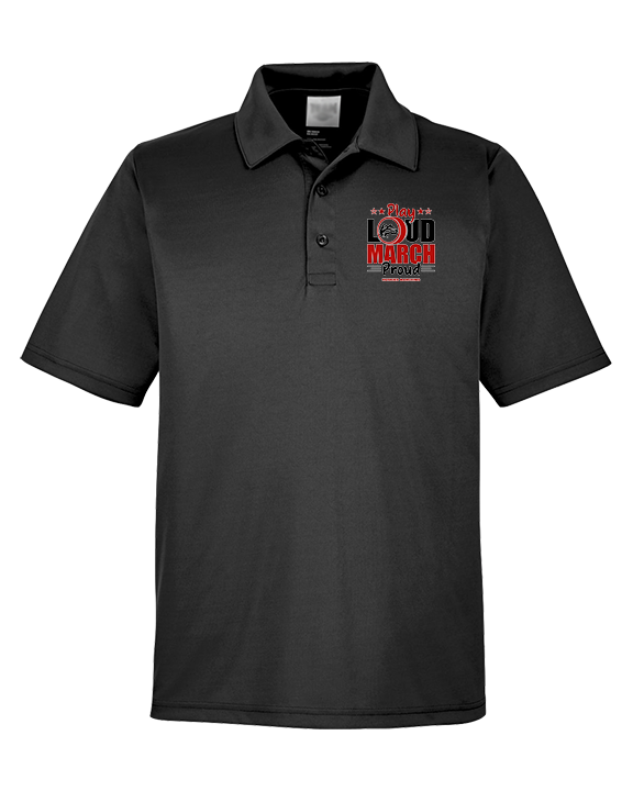 Centennial HS Marching Band Play Loud - Mens Polo