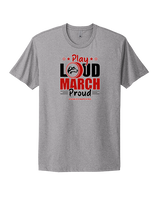 Centennial HS Marching Band Play Loud - Mens Select Cotton T-Shirt