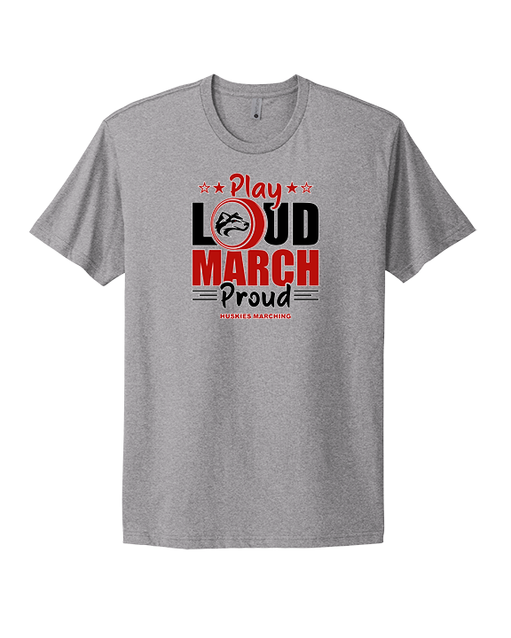 Centennial HS Marching Band Play Loud - Mens Select Cotton T-Shirt