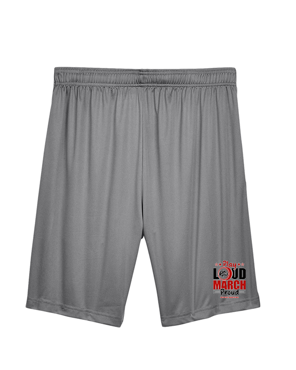 Centennial HS Marching Band Play Loud - Mens Training Shorts with Pockets
