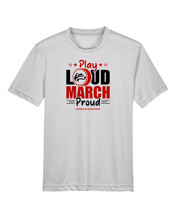Centennial HS Marching Band Play Loud - Youth Performance Shirt
