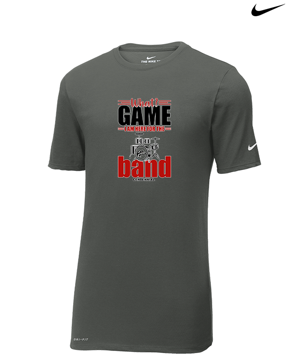 Centennial HS Marching Band What Game - Mens Nike Cotton Poly Tee