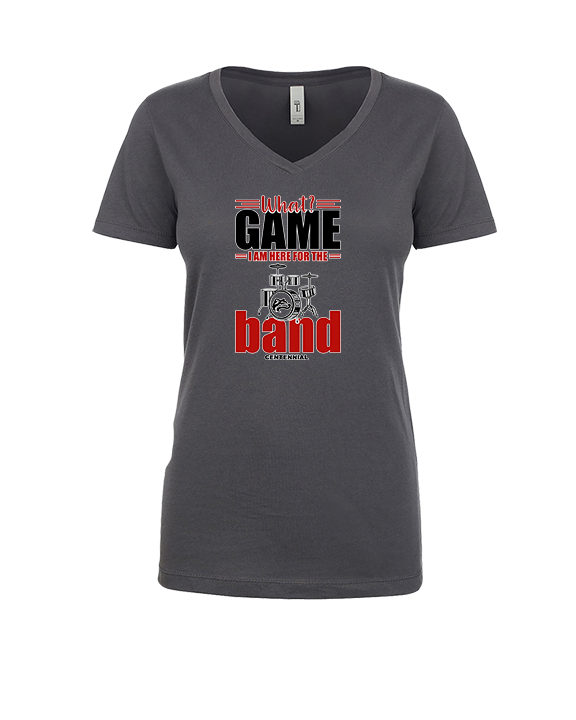 Centennial HS Marching Band What Game - Womens Vneck
