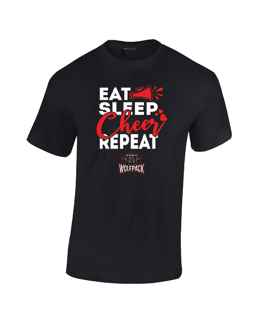 Central Virginia Eat Sleep Cheer - Cotton T-Shirt