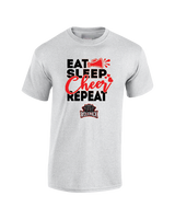 Central Virginia Eat Sleep Cheer - Cotton T-Shirt