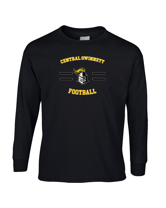 Central Gwinnett HS Football Curve - Cotton Longsleeve