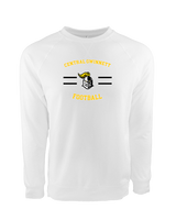 Central Gwinnett HS Football Curve - Crewneck Sweatshirt