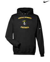 Central Gwinnett HS Football Curve - Nike Club Fleece Hoodie