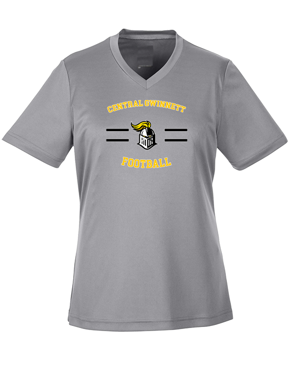 Central Gwinnett HS Football Curve - Womens Performance Shirt