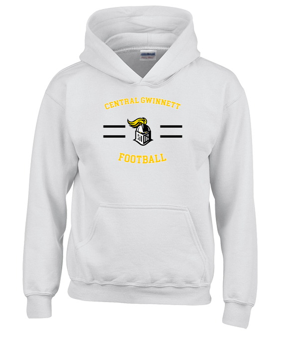 Central Gwinnett HS Football Curve - Youth Hoodie