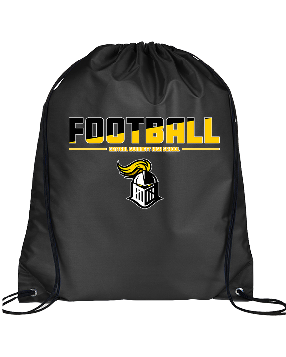 Central Gwinnett HS Football Cut - Drawstring Bag