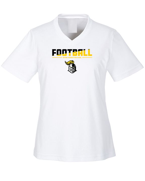 Central Gwinnett HS Football Cut - Womens Performance Shirt