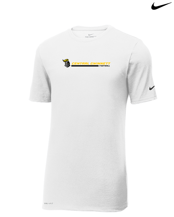 Central Gwinnett HS Football Switch - Mens Nike Cotton Poly Tee