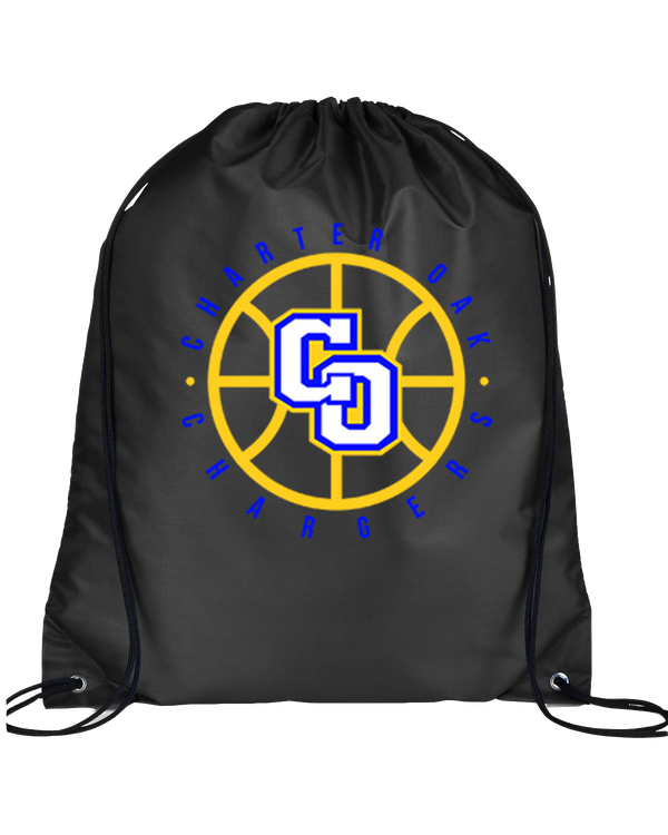 Charter Oak HS Boys Basketball Full Ball - Drawstring Bag