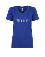 Charter Oak HS Girls Soccer Basic - Womens V-Neck