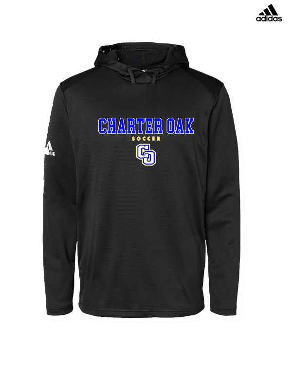 Charter Oak HS Girls Soccer Block - Adidas Men's Hooded Sweatshirt