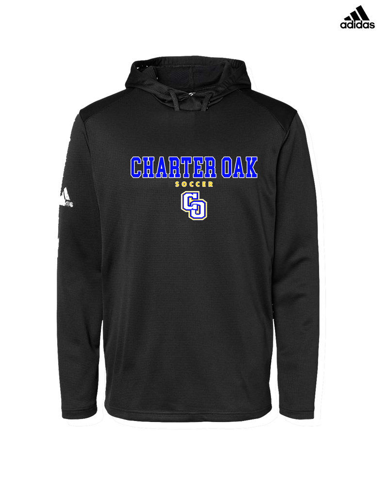 Charter Oak HS Girls Soccer Block - Adidas Men's Hooded Sweatshirt