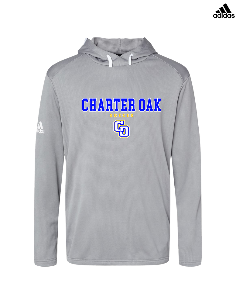 Charter Oak HS Girls Soccer Block - Adidas Men's Hooded Sweatshirt