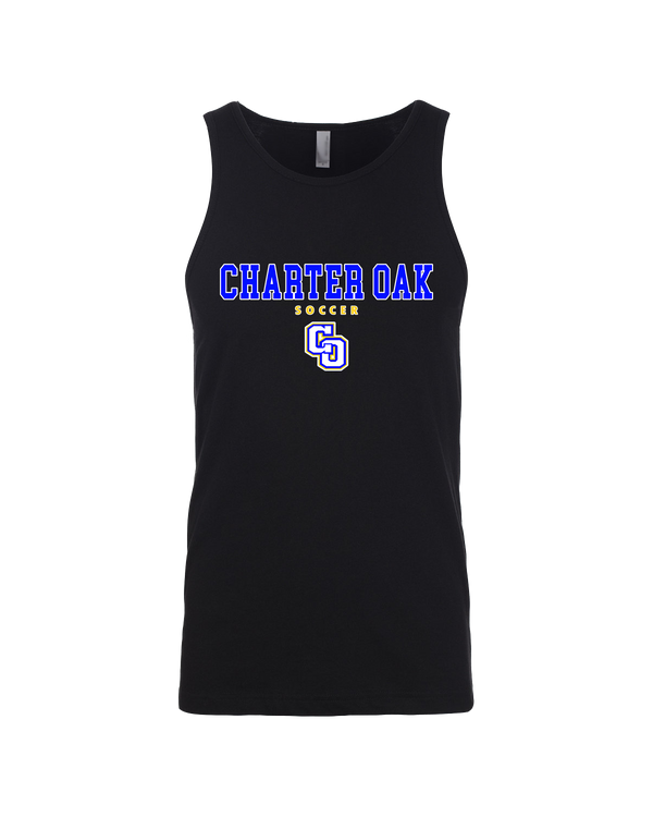 Charter Oak HS Girls Soccer Block - Mens Tank Top