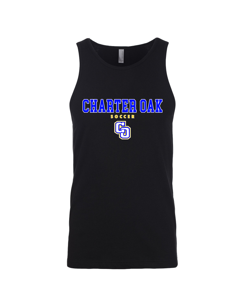 Charter Oak HS Girls Soccer Block - Mens Tank Top