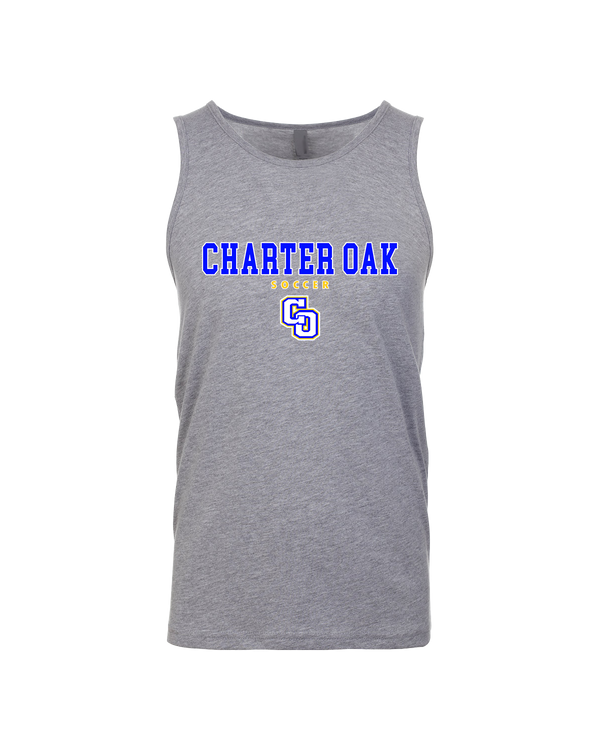 Charter Oak HS Girls Soccer Block - Mens Tank Top
