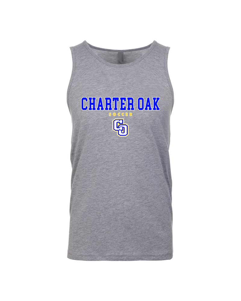 Charter Oak HS Girls Soccer Block - Mens Tank Top